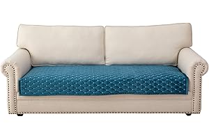 ‎EISMODRA Eismodra Sofa Überzug,Sofabezug 3 Sitzer,Anti-Rutsch-Couch Überzug für L Form Sofaschoner Chaiselongue Ecksofa 2 Sitzer Schonbezüge Wohnzimmer Sessel Hunde Haustiere,Blau,90x120cm(nur 1 Stück)