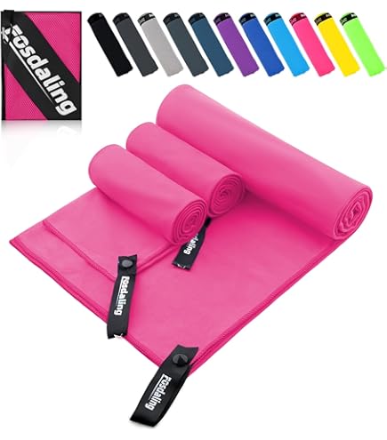 Serviette De Plage Microfibre Unibos - Grande, Légère Et Sèche-vite, Idéale Sport Et Voyage (NEUVE)