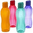 Tupperware Tupper Ware Fliptop Water Bottle Set Of 4, 750Ml,Multicolor - Plastic