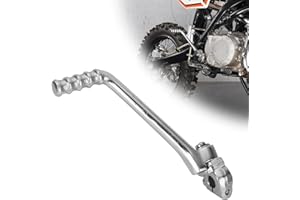 WEIYINGSI 13mm Kick Starter Pedal Lever for 50cc 70cc 90cc 110cc 125cc Engine Pit Dirt Bike Motorcycle Lifan YX SSR XR50 CRF50 Thumpstar Atomik Parts - Silver