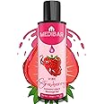 MEDIBAR® Natural Strawberry Flavoured 2 in 1 Lubricant & massage Gel for Men and Women, Water Based Lube, Organic Skin Friendly, Silicone and Paraben Free 100ML (Strawberry)