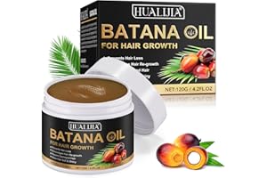 PLOBRT Batana öl für Haare Kaltgepress, Reines Batanaöl aus dem Honduranischen Regenwald, verhindert Haarausfall, erhöht die Haardichte, Repariert Trockenheit, Männer und Frauen, 4 oz