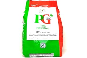 PG TIPS PG- Té PG - The Original - El Verdadero Té Ingles - 300 Saquitos Piramidales - 870 Gramos Total