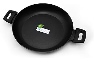 zanetti - Evolution Tegame induzione Diametro 24 cm, Tegame Antiaderente con 2 Maniglie, Alto Spessore, Colore Nero