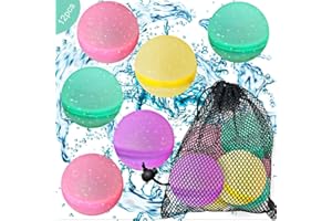 TK99SW Silicona Globos Agua, 12 Piezas Globos De Agua Reutilizables Llenado Rápido Niños Y Adultos Globos De Agua Verano Splash Funpara Exteriores Piscina Playa Y Fiestas Acuáticas