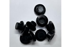 DEXIERP Capuchon et bouchon d'insert conique à bride pour force de protection pour trou de 15-16 mm 19/32 "-5/8" ID d'ouverture de bouteille de tube (paquet de 10) caoutchouc réutilisable