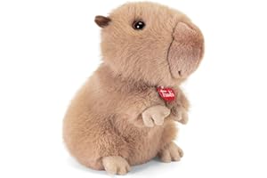 TRUDI Capibara Furio | Animali peluche idea regalo | 14x20x18 cm taglia S | Classici Esotici | modello 27768