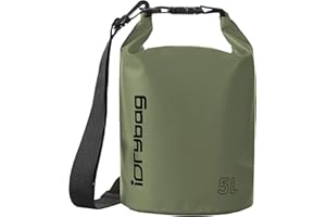 IDRYBAG DRYBAG Bolsas Secas para Kayak Impermeables 2L/5L/10L/15L/20L, Bolsa Seca Pequeña Impermeable Flotante, Saco Seco Impermeable para Paddleboarding y Viajes