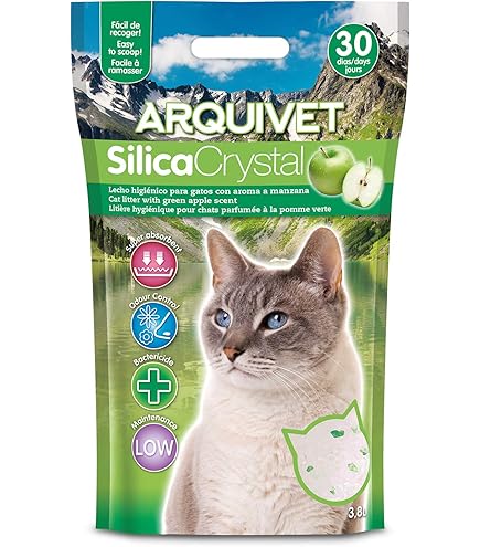 Lettiera Igienica In Silica Crystal 3,8L - Per Gatti, Assorbente E Antiodore - Foto 7