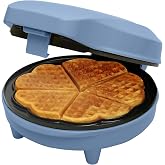 Bestron Heart Shaped Waffle Maker, Retro Design Waffle Maker, Non-Stick Coating, Sweet Dreams Collection, 700 Watts, Colour: