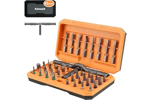 Faireach 42 in 1 Ratchet Screwdriver Set with Detachable T Handle, Magnetic Screwdrivers bits with Case, Multi Precision Repair Tool Kit for Furniture Electronics Cars Bicycle, DIY Free Combination