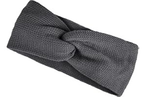 ‎NEVERLESS Neverless® Damen Stirnband Strick Winter Knoten Ohrenschutz Knite Headband