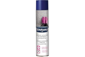 STARWAX - Limpiador Revitalizante Alfombras y Moquetas de fibras naturales, sintéticas y junco de mar - Limpia y reaviva - Sin frotar - Fórmula express - 600ml