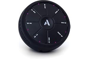 Funda de silicona Artiphon Funda protectora para sintetizador y controlador midi looper Orba (ajuste perfecto, flexible, recortes para botones y conectores, cordón desmontable), negro, 890-00010