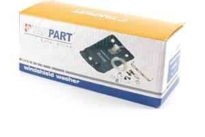 TAKPART Kit de pompe de lave-glace universel 12 V avec interrupteur à bouton jet pour voitures classiques