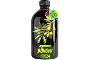 HOMEGROW24 Engrais pour olives, engrais pour olivier, 500 ml, complexe de substances vitales 100% naturel avec micro-organismes et charbon végétal, pour une récolte abondante et des plantes saines