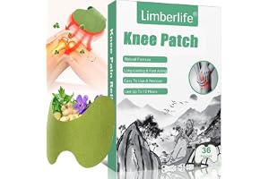 Limberlife Pain Relief Patch, 36 stycken knäsmärtlindringspatch, malmut herbal knä, smärtlindrande lapp, självhäftande värmep