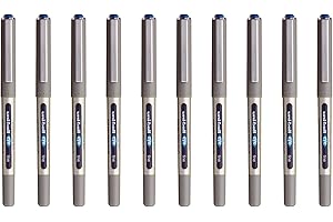 Uni-Ball UB-157 Eye fine - Set di 12 penne roller blu