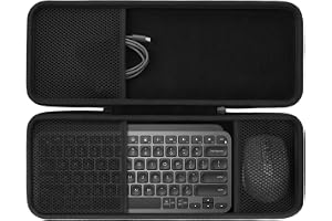 co2CREA Hard Travel Case for Logitech MX Keys Mini and Anywhere 3 Combo