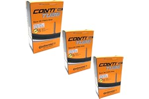 Continental Race 28 700 x 25-32c Bike Inner Tubes with Presta 60mm Valve (Set of 3),Black