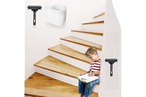 Bojim Treppenstufen Matten Transparent Klebeband, 15 Stück Antirutsch Treppe Stufenmatten mit Walze, Selbstklebend Antirutsch Streifen Holzstufen Set für Kinder, Älteste, Haustiere (10 * 80cm)