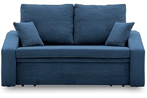 ‎GENERIC Sofa Dorma mit schlaffunktion, einfacher Aufbau, modernes Design, polstermöbel. Schlafcouch zum Wohnzimmer. Widerstandsfähiges, Minimalistisches Design (POSO 005)