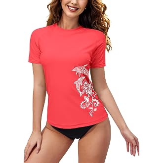 Roxy Damen Rashguard Shirt Langarm – UPF 50+ Sonnenschutz Mit Reißverschluss, Schnell Trocknend