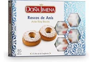 Doña Jimena Roscos à l'Anis Fabriqués de Façon Traditionnelle 250 g 1 Unité