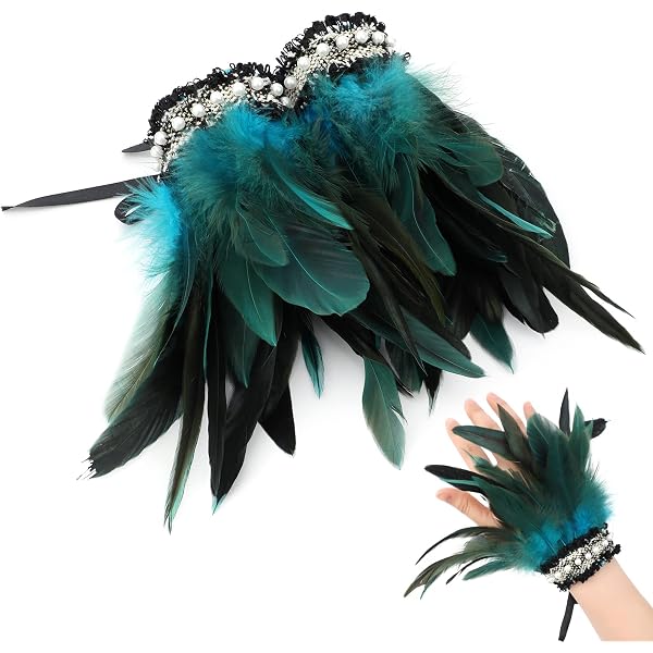 Produktbild von Reaky Boho Feder Stirnband - Pfauenfeder Haarschmuck Für Frauen Karneval Festival