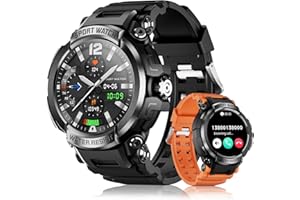 SNOTME Smart Watch for Men Women Answer/Make Calls,1.52" Touch Screen Smart Watches with Step Counter,Heart Rate/Blood Oxygen/Sleep Tracker/110+ Sport Modes, Fitness Tracker, IP68 Waterproof for Android iOS
