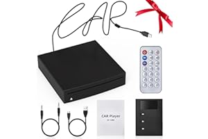 LNOPEVER Lecteur CD pour Voiture avec Interface USB 2.0, Lecteur CD/DVD Voiture Externe Portable Universel, Ordinateur, Lecteur Externe TV, Compatible avec La Radio De Voiture Android