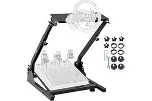 VEVOR G920 Stojak Na Kierownicę, Stojak Na Kierownicę Wyścigową, Uchwyt Pro Shifter, Logitech G27 G25 G29 G920 Pedały Nie Są W Zestawie Stojak Na Kierownicę Wyścigową