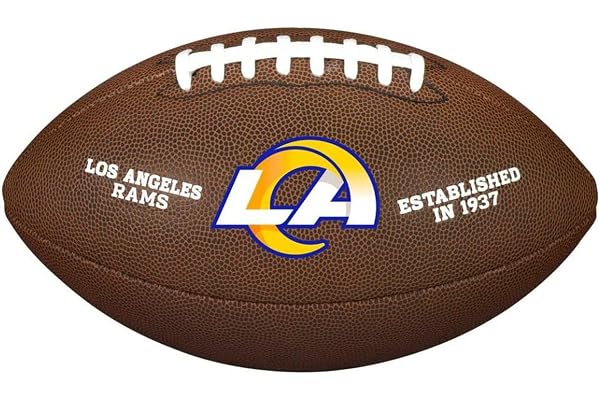 Wilson Sporting Goods Ballon de Football Composite avec Logo de l'équipe NFL