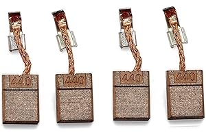 PLAI 4 Stück Kohlebürsten Kohlen für Makita CB-448/CB-440/BDF/DDF/BHP/BTD/BTW/BTP/BFS/BDA/ Motorkohlen Kohlestifte Motorkohlenbürsten ersetzt 194427-5