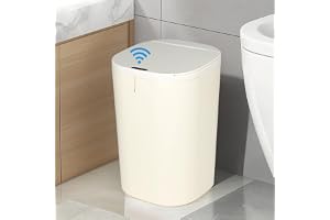 Dreamhigh 20 l soptunna med sensor, sensorbehållare med lock, elektrisk soptunna, lufttät, automatisk soptunna, IPX5, vattentät för sovrum, badrum, kök, kontor