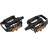FISCHER Fahrradpedale MTB aus Alu, Pedale MTB, Mountainbike, Reflektoren