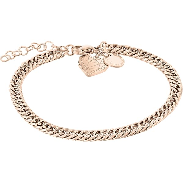 Amager | Collana A Catena In Acciaio Inossidabile Color Argento E Zirconia P