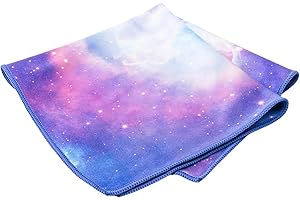 Lens-Aid Wysokiej jakości ściereczka z mikrofibry: 30 x 30 cm duża i niestrzępiąca się z motywem | jakość optyczna do okularów, ekranów, wyświetlacza aparatu, obiektywu, szyb samochodowych, telefonu