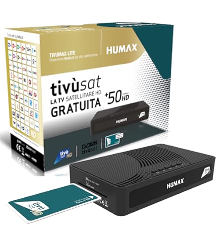 Récepteur Tivùsat Fuba ODE718 PRO HD et carte