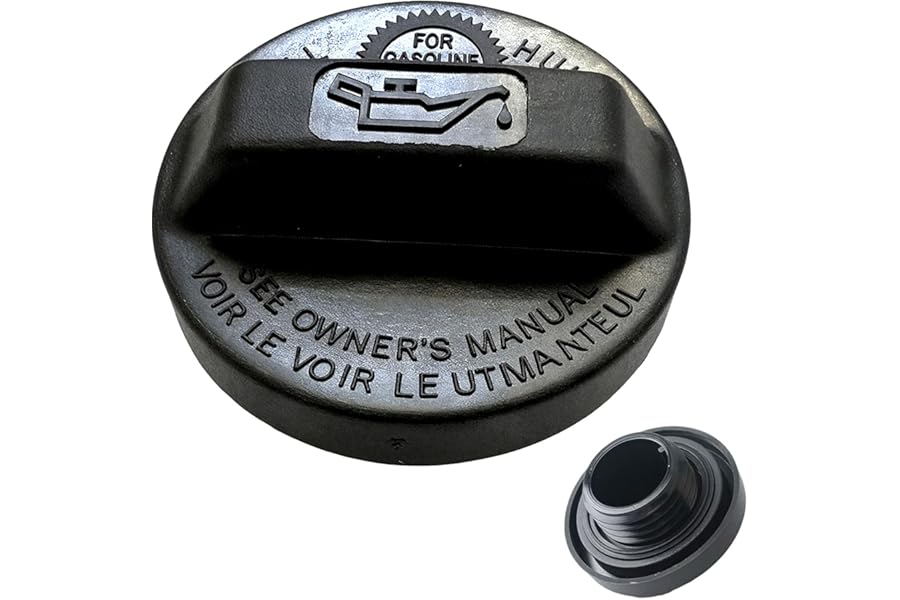 Engine Oil Filler Cap, Oil Tank Cover, Car Oil-Filler Cap, Engine Oil-Tank Filler Cover Cap, Compatibel with Honda Civic Acura CR-V 15610-P5G-000, 15610-RAA-A01