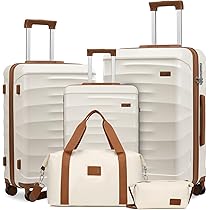 Set Valigie Sea Choice 4 Pezzi - ABS+PC, Serratura TSA, 4 Ruote, 55/65/75 Cm + Beauty Case - Foto 6