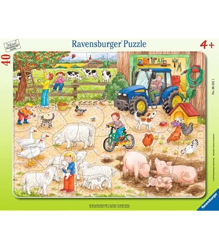 Larsen Puzzle 102 Pezzi - I Vichinghi, Con Forme Individuali, Educativo, Cartone Riciclato, 36,5x28,3 Cm