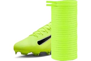 UamGlsob Cordones de zapatos de fútbol de 4 mm para botas Nike Mercurial, cordones planos delgados de repuesto para zapatillas tacos de futbol