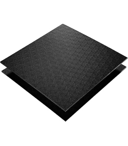 Abs-platen, 3 mm, kunststof plaat, 40 x 30 cm, zwarte plastic plaat, voor modelbouw, knutselen, spatborden, woondecoratie, 2 stuks (40 x 30 cm