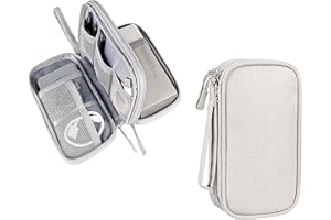 YunZCHENSH Electronics Accessories Organizer Bag Cable Organisers Bag Travel Essentials Portable Double Layers Travel Storage Bag Travel Gadgets Travel Toiletry Bag for Flying