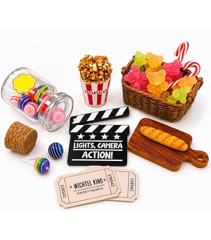 Wichtel Zubehör, Miniatur Wichtelzubehör Bade Set, Puppenhaus Zubehör Set für Kinder, Wichtel Wasch Set Badeutensilien für Wichteltür Weihnachten Deko Küche, Haushalt & Wohnen