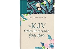 Holy Bible: The KJV Cross Reference Study Bible - Turquoise Floral
