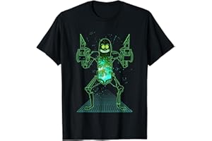 Adult Swim Rick & Morty Galatic Pickle Puff Maglietta