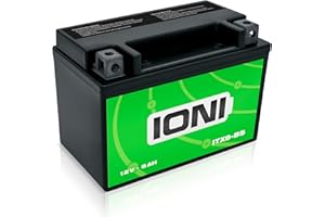 ‎IONI IONI ITX9-BS 12V 8Ah AGM Batterie kompatibel mit YTX9-BS versiegelt/wartungsfrei Motorradbatterie