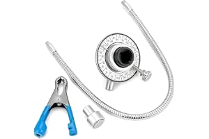 QWORK® 1/2 vridvinkelmätare vridvinkelmätare med magnetarm och kloarm roterande vinkelmätare